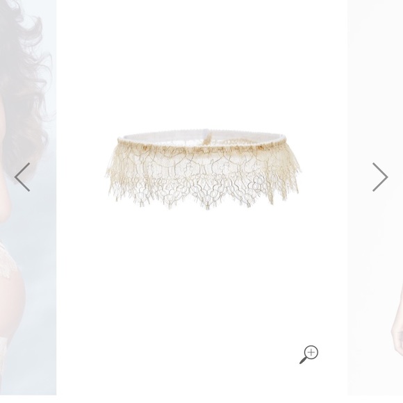 Edge o’ Beyond Evie Garter in Buttercream - Picture 2 of 3